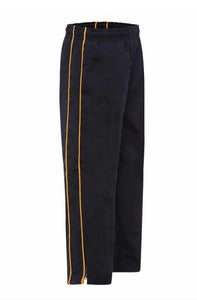 Track Pants in Navy & Gold